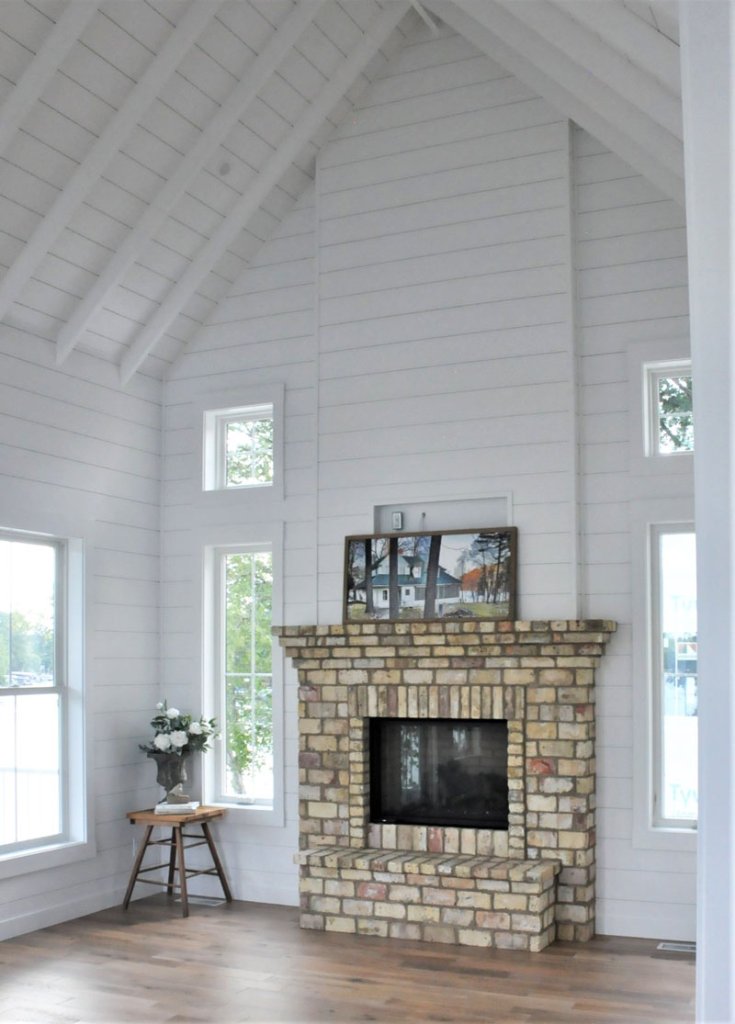 Brick Fireplace Project